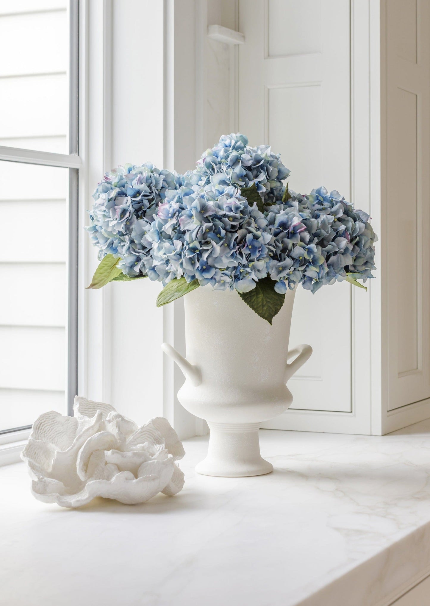 Nantucket Blue Real Touch Hydrangea - 18"