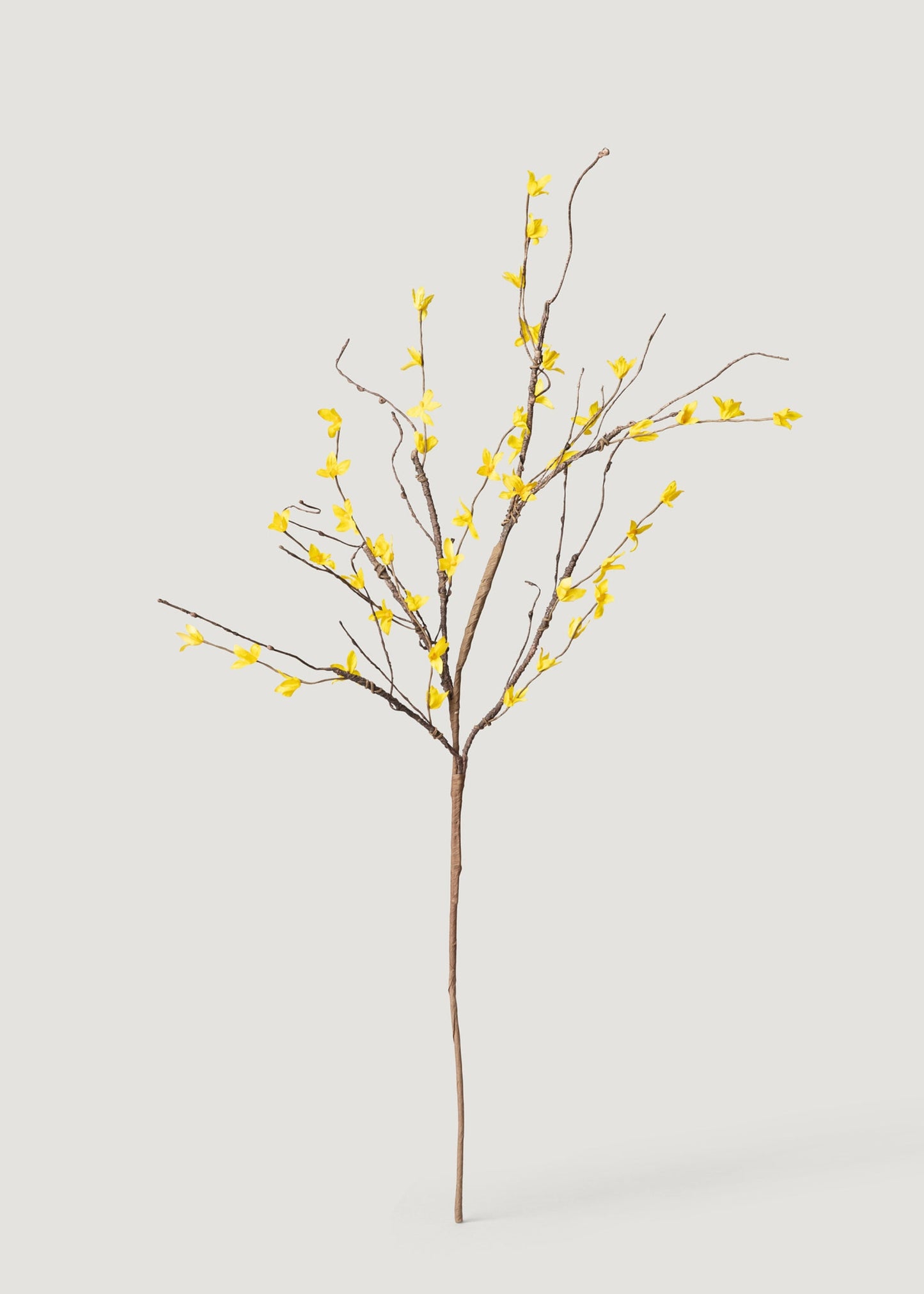 Artificial Blooming Forsythia Branch in Yellow - 34"