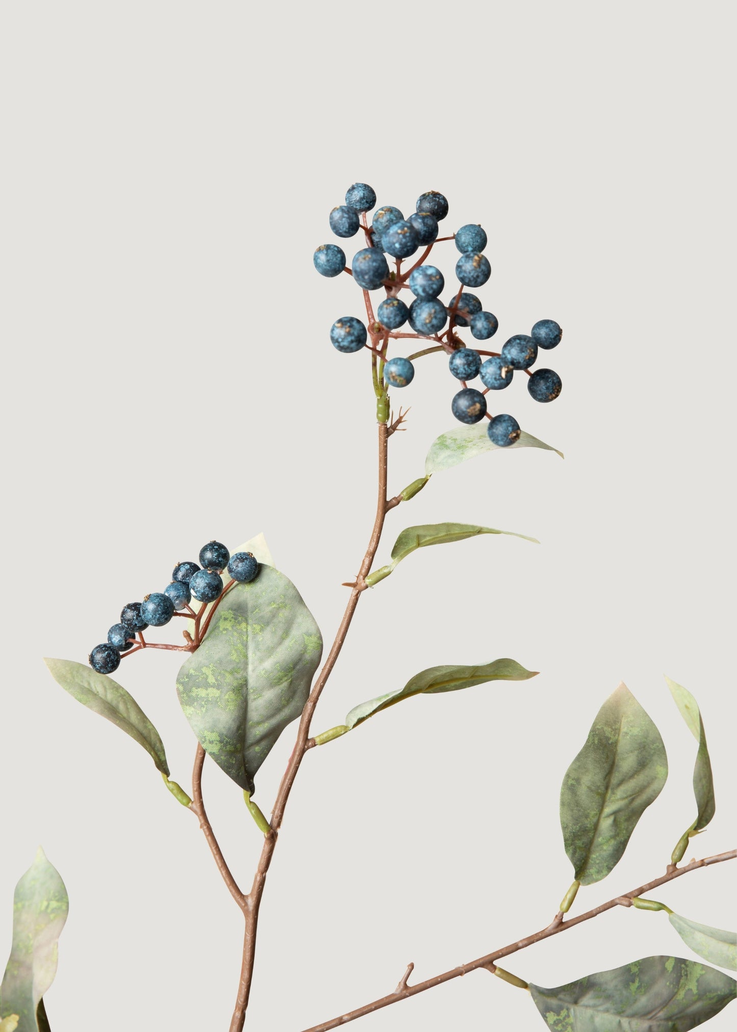 Faux Berry Branch in Blue - 41"