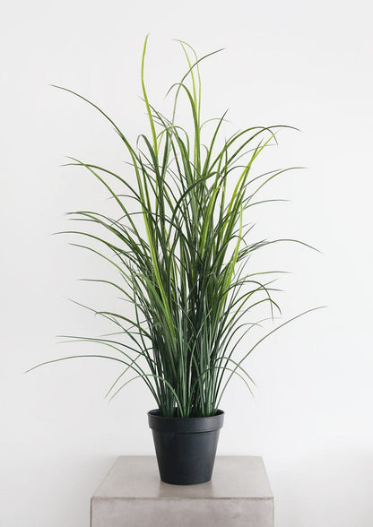 UV Resistant Artificial Indoor/Covered Outdoor Potted Grass Plant - 38"