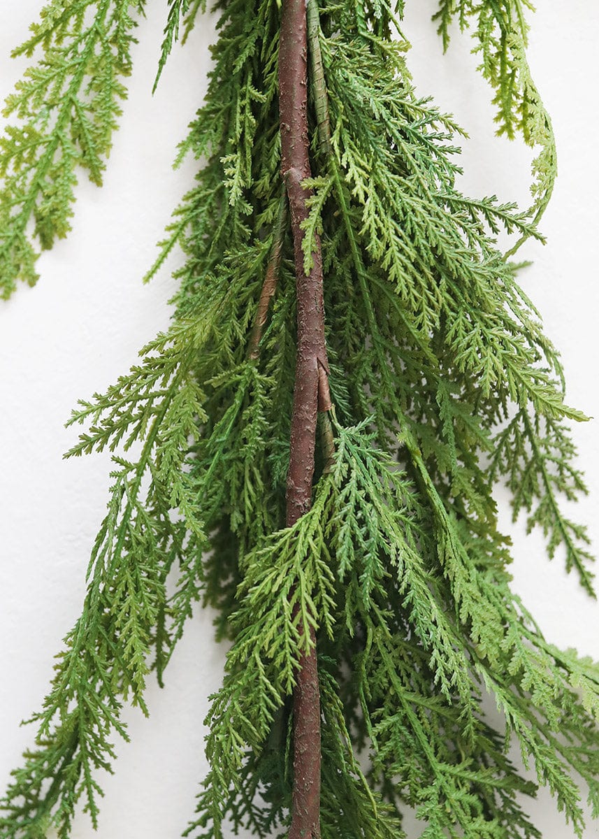 Real Touch Lebanon Cedar Holiday Table Garland - 48"