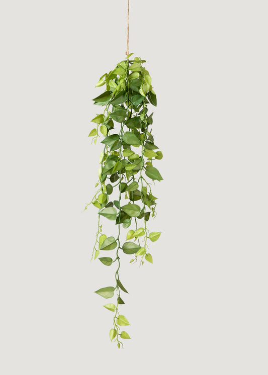 Artificial Plants Hanging Philodendron Bush - 32"