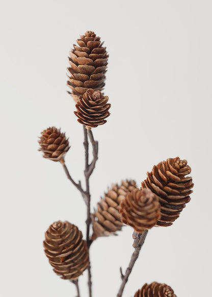 Artificial Pine Cone Branch Winter Decor - 28.5"