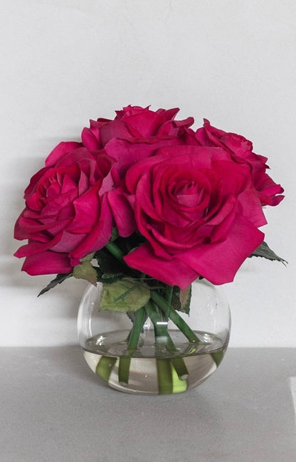 Real Touch Rose Arrangement - 7.75"