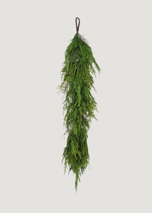 Afloral Artificial Norfolk Pine and Cypress Garland - 48"