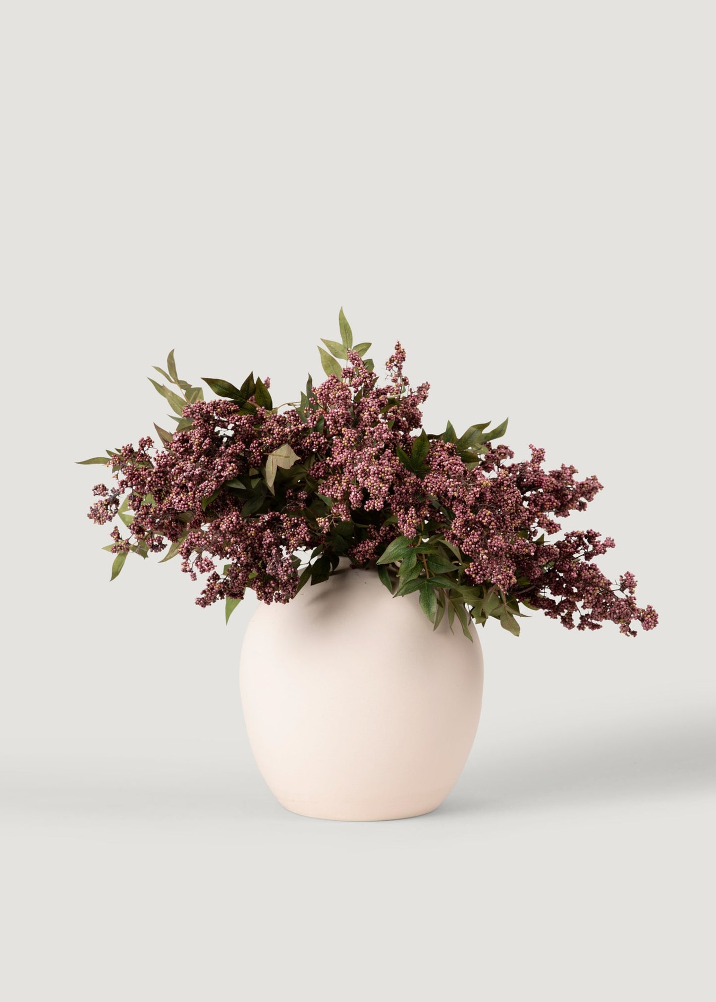 Afloral Large Vase in Matte Bailey Cream - 10.75"