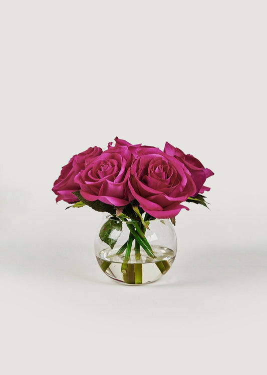 Real Touch Rose Arrangement - 7.75"